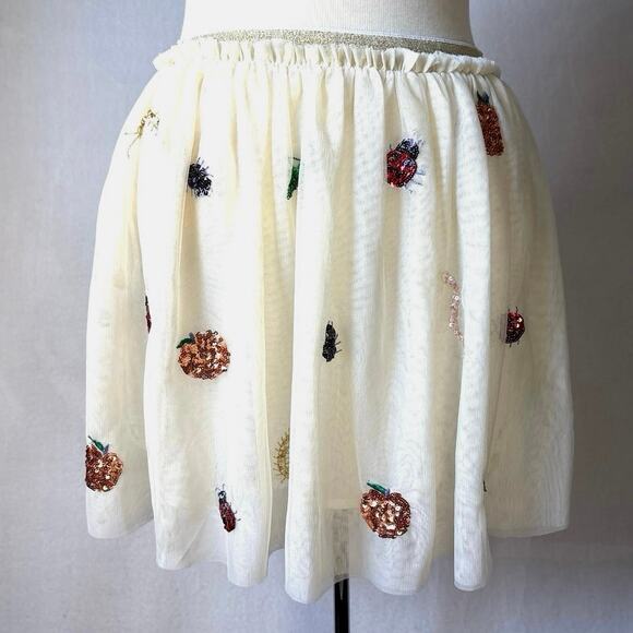 Mini Boden Colab Ronald Dahl Tulle Sequence Bugs Skirt Size 11-12 Years - Picture 1 of 9